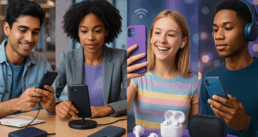 Acessórios e brindes tecnológicos para smartphones atraem público jovem