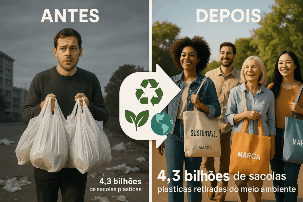 ecobags transformação dos hábitos de consumo