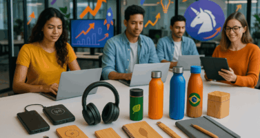 Crescimento de startups aquece o setor de brindes