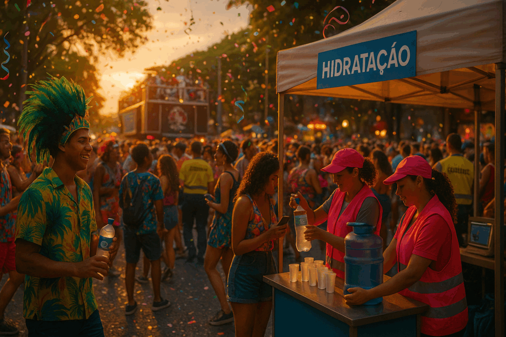 ação promocional carnaval