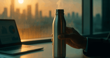 Mantenha a bebida na temperatura perfeita com o presente executivo ideal