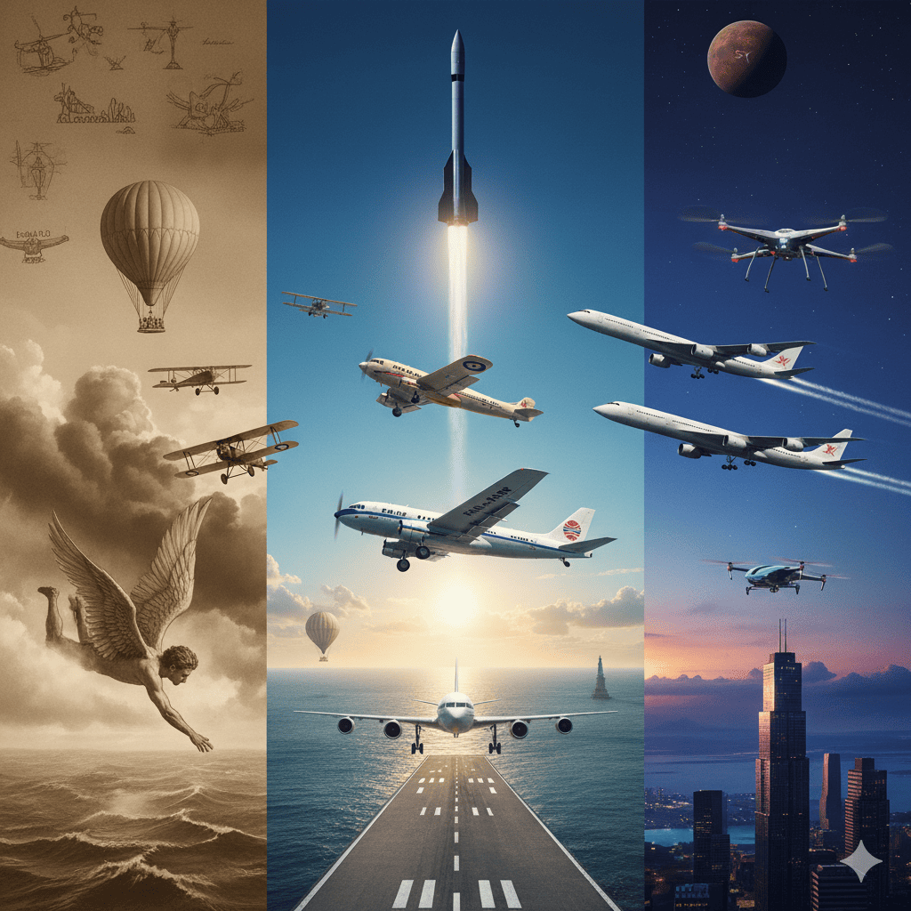 A História da Aviação: do início até os dias de hoje
