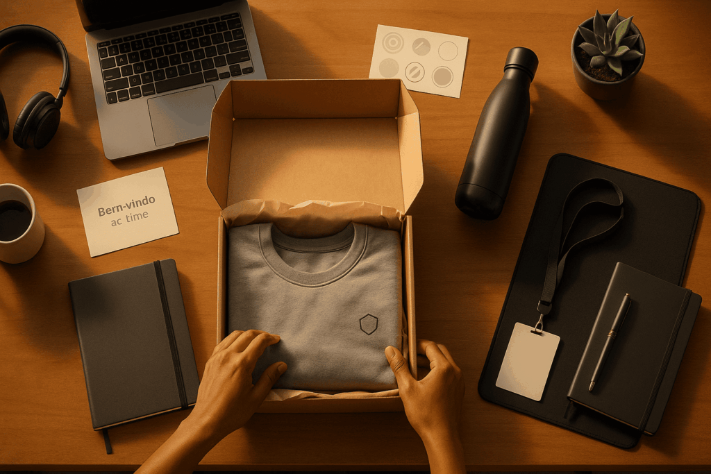 Dicas para integrar novos funcionários na empresa com Kit Boas Vindas personalizados